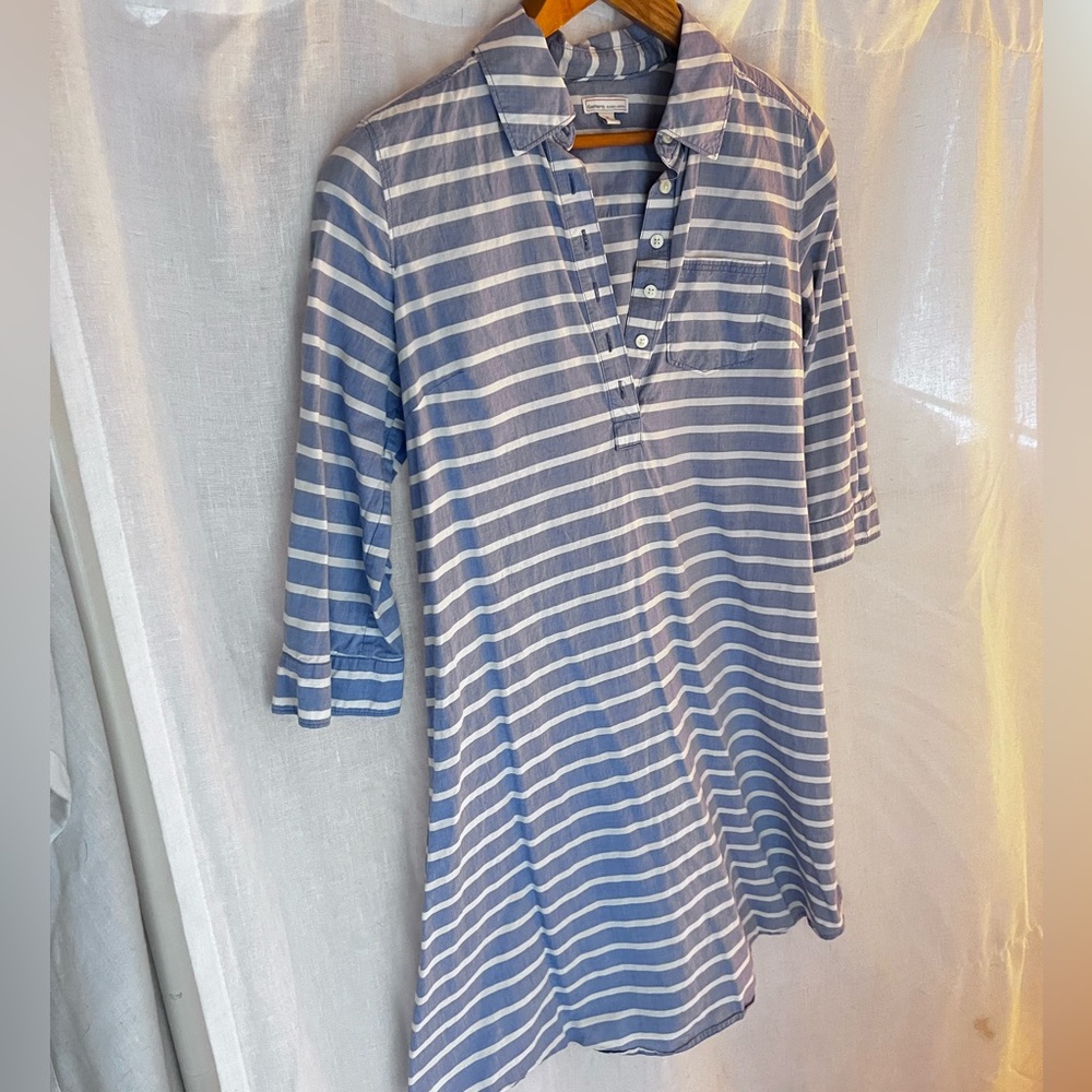 Striped Shirt Dress
